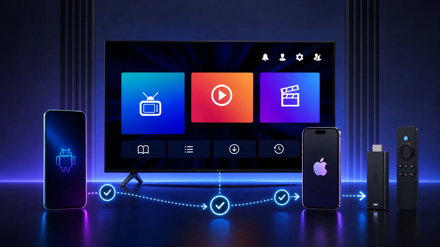 Installer IPTV Smarters Pro Android, iOS et Fire Stick